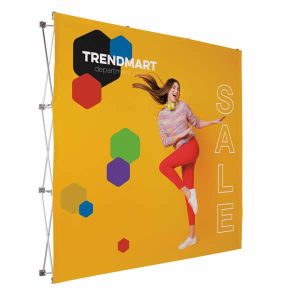 8ft Straight Splash Floor Display Face Kit