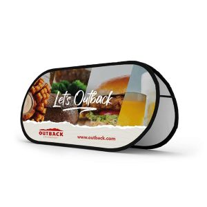 3ft x 4ft Pop Out Horizontal Floor Banner