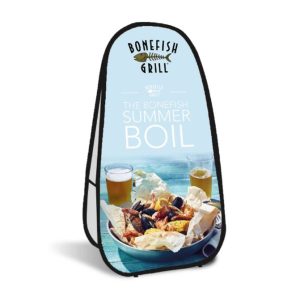 3ft x 5ft Pop Out Vertical Floor Banner