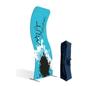36in x 91in S Shape Fabric Stand Banner