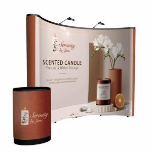 10ft Curved ARISE Floor Display Kit