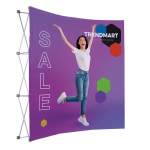 8ft Curved Splash Floor Display Face Kit